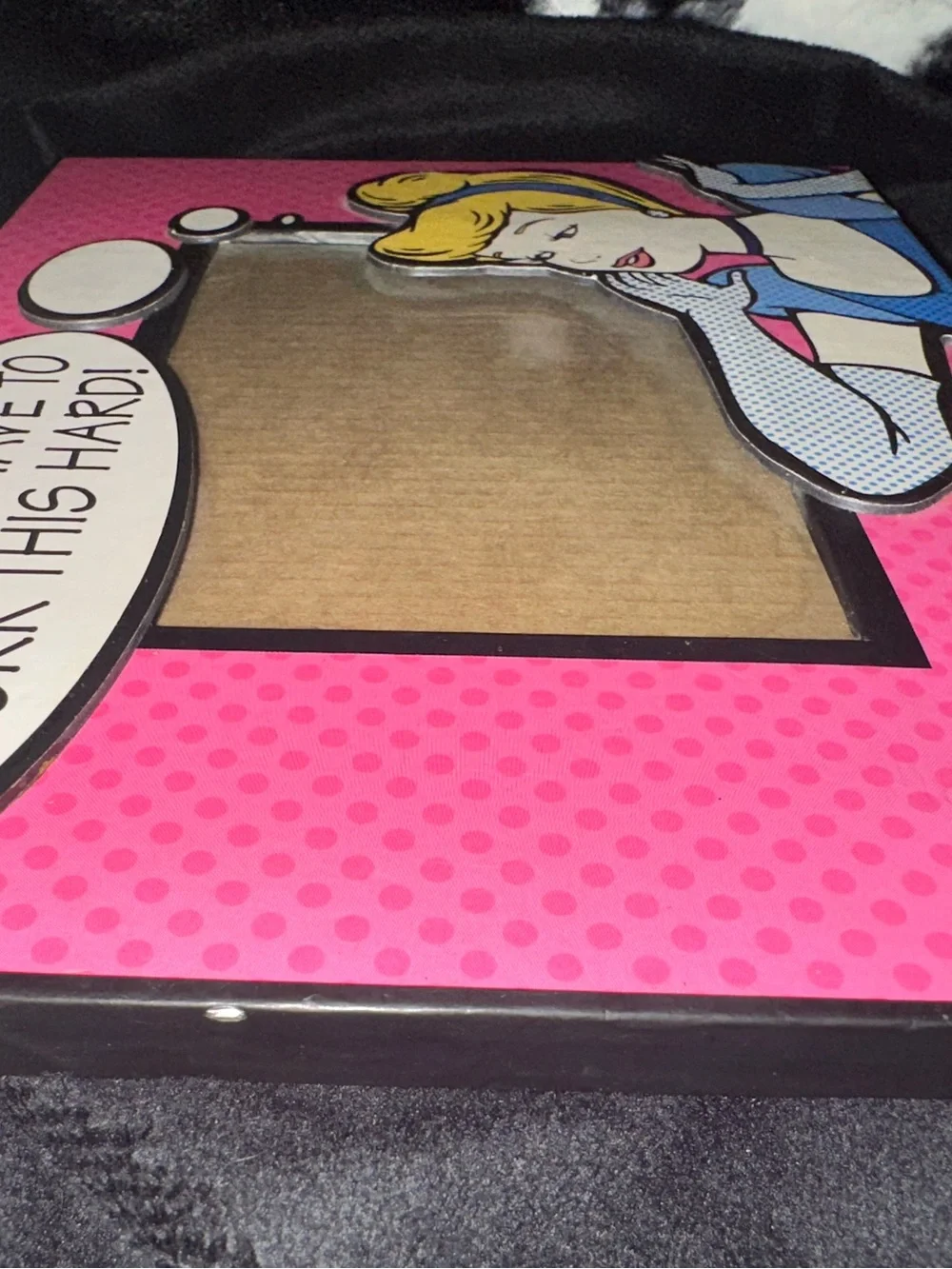 Vintage Disney Store Cinderella Pop Art Comic Photo Frame 3.5x5 Picture Frame